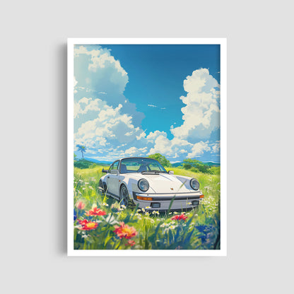 Постер "Porsche Retro"