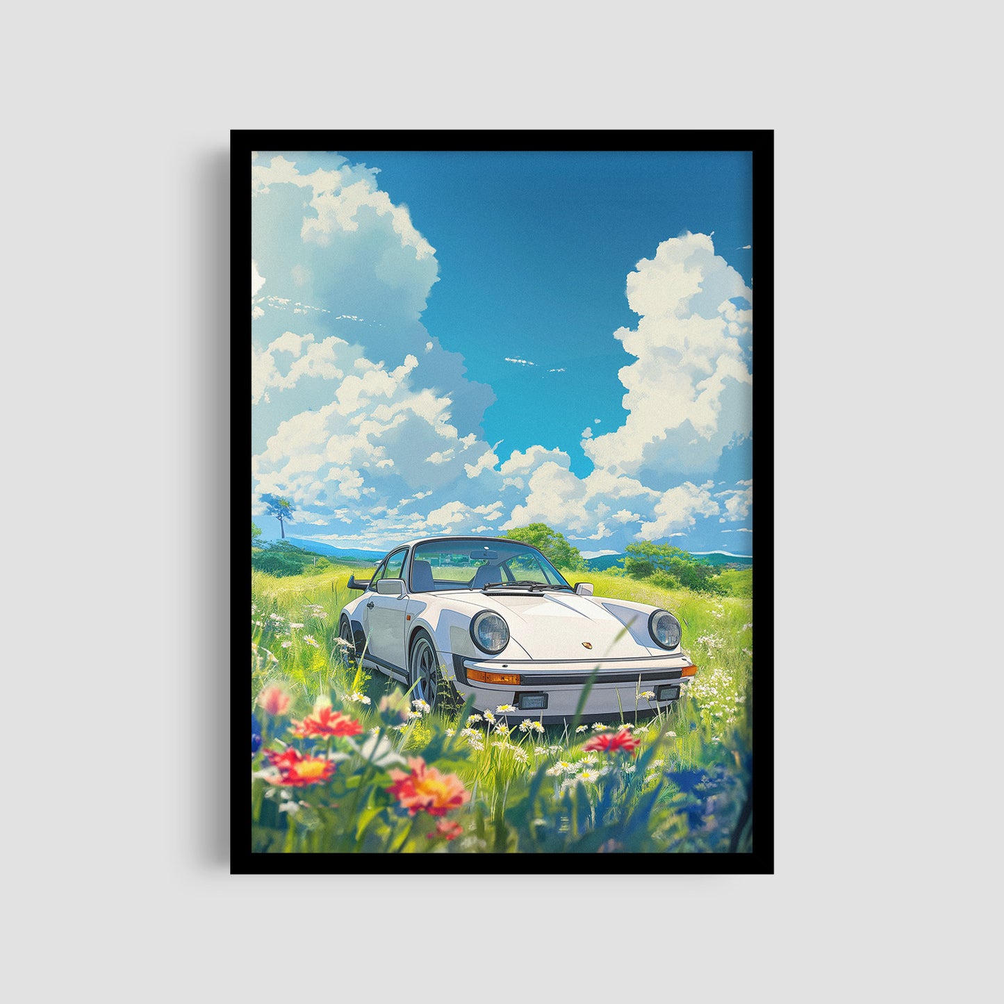 Постер "Porsche Retro"