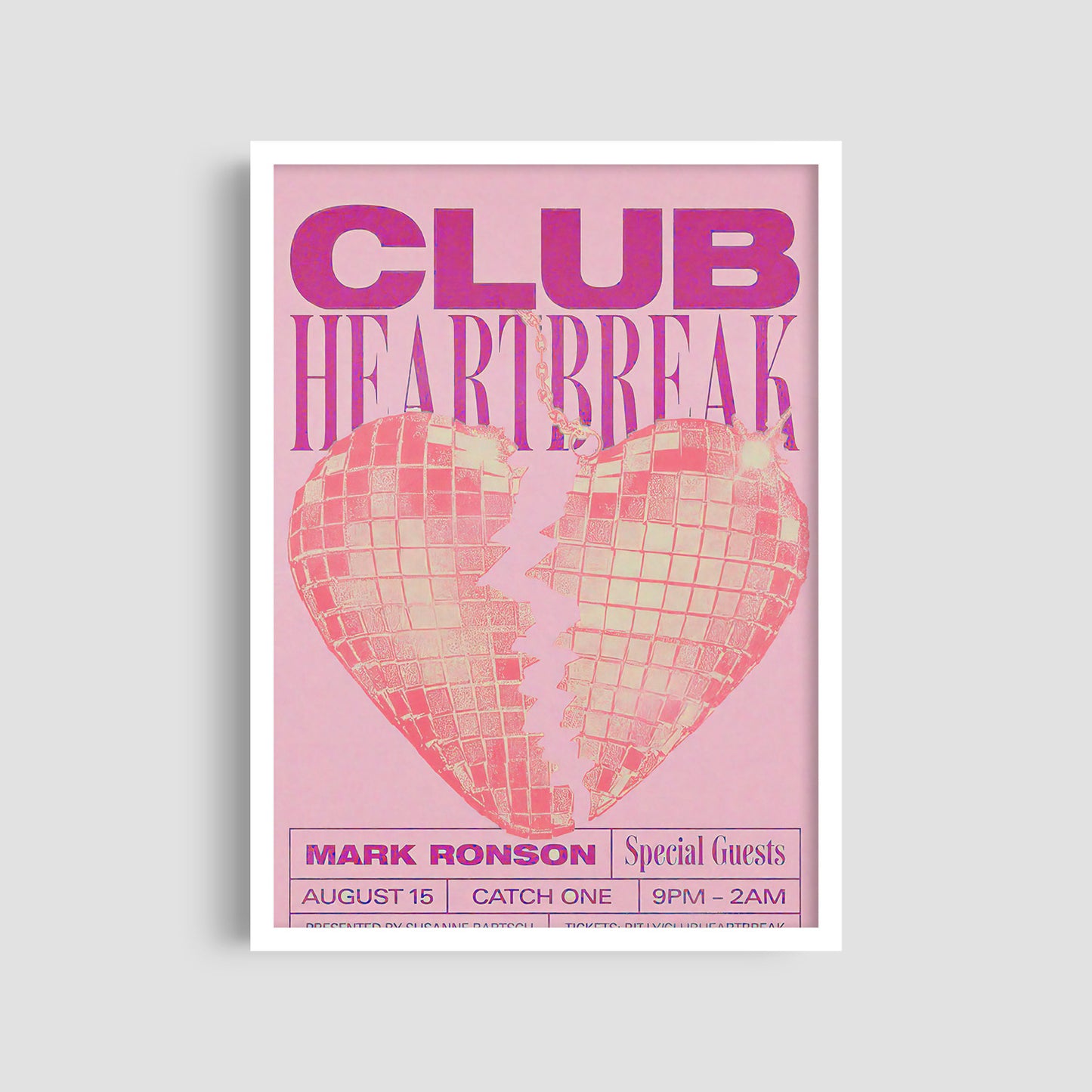 Постер "Club heartbreak"