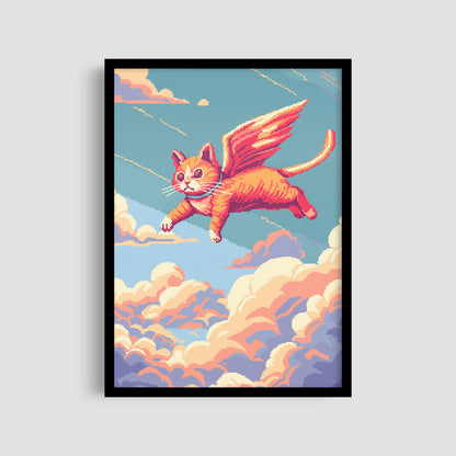 Постер "Flying Cat"