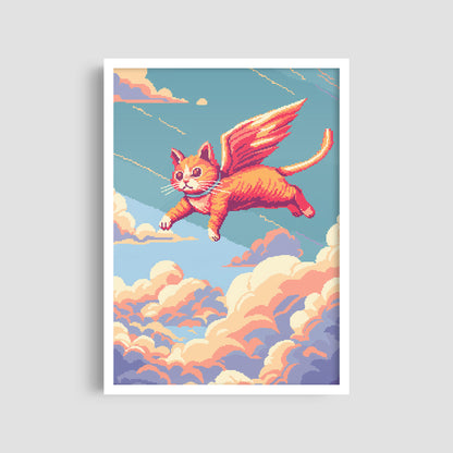 Постер "Flying Cat"