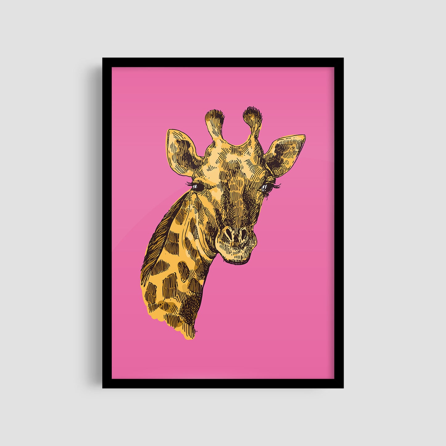 Постер "Pink Giraffe"