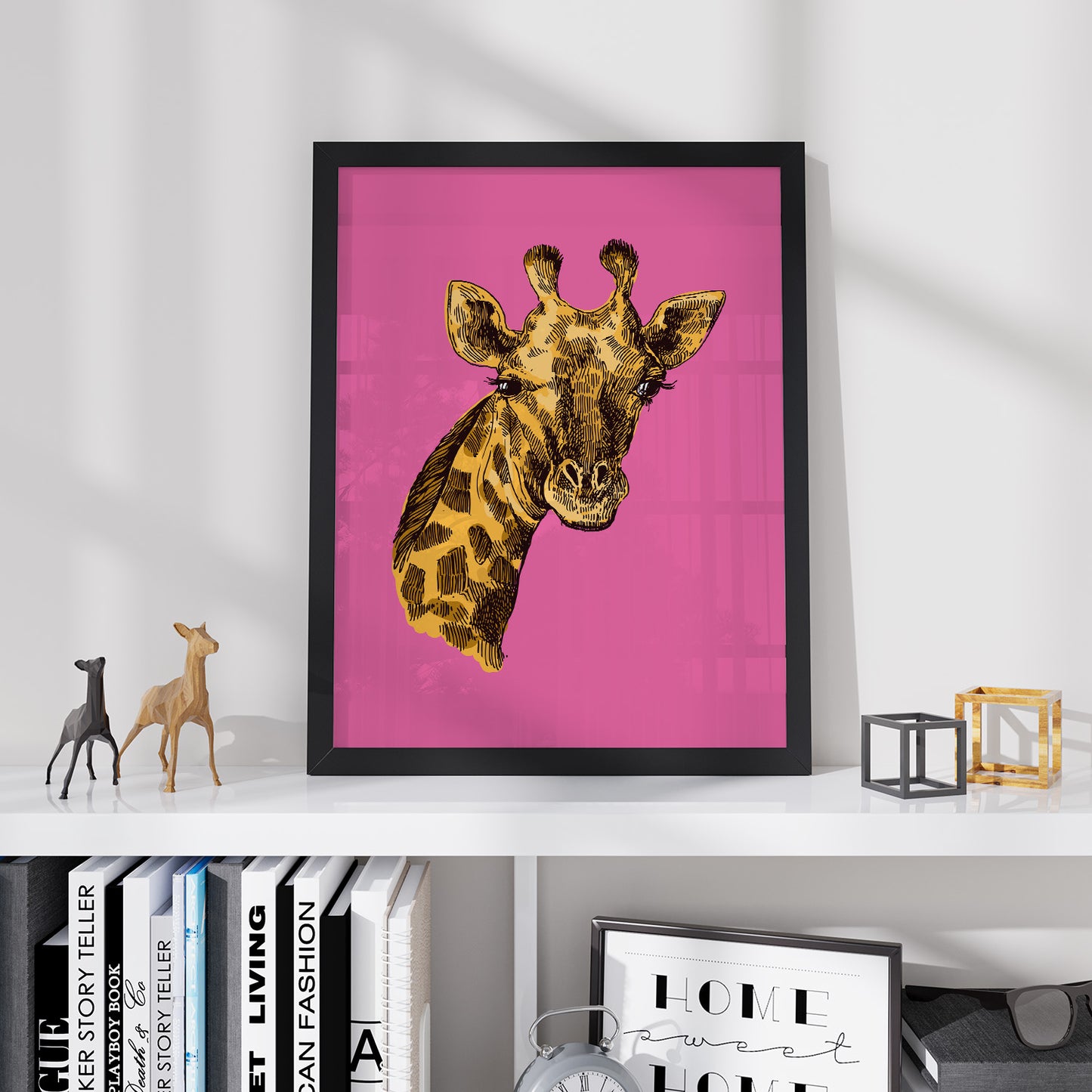 Постер "Pink Giraffe"