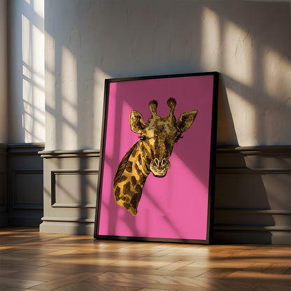 Постер "Pink Giraffe"