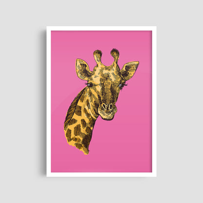 Постер "Pink Giraffe"