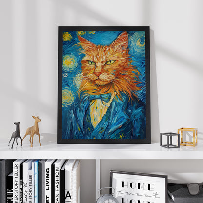 Постер "Van Gogh Cat"