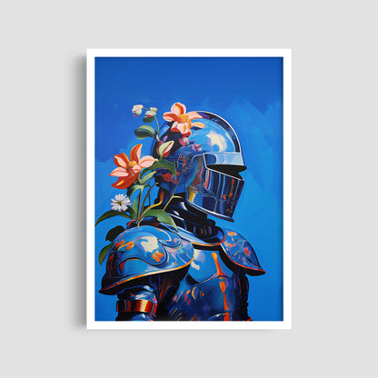 Постер "Helmet Flowers"