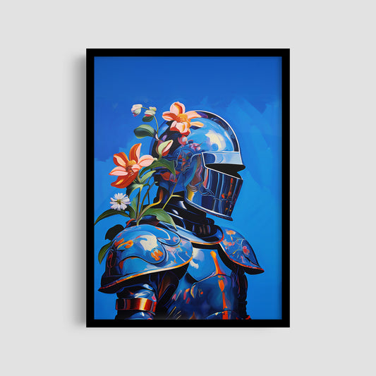 Постер "Helmet Flowers"