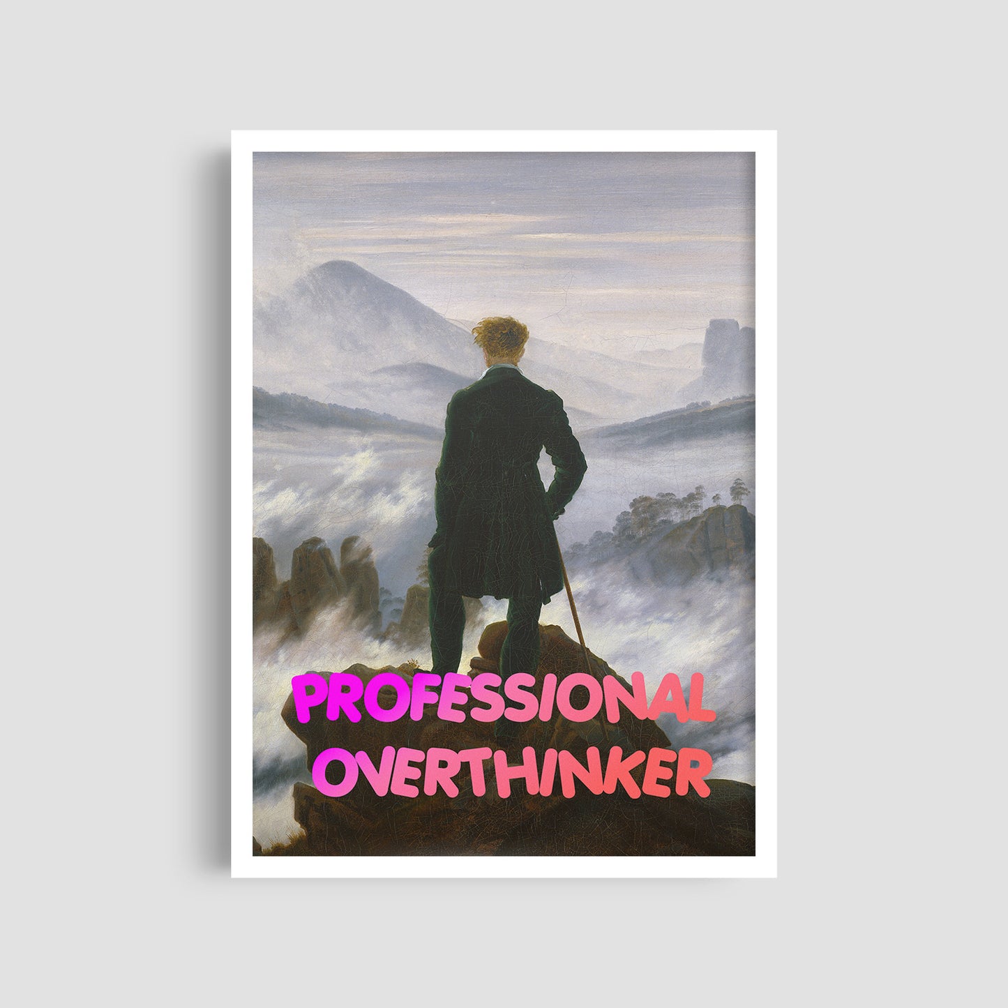 Постер "Art Professional Overthinker"