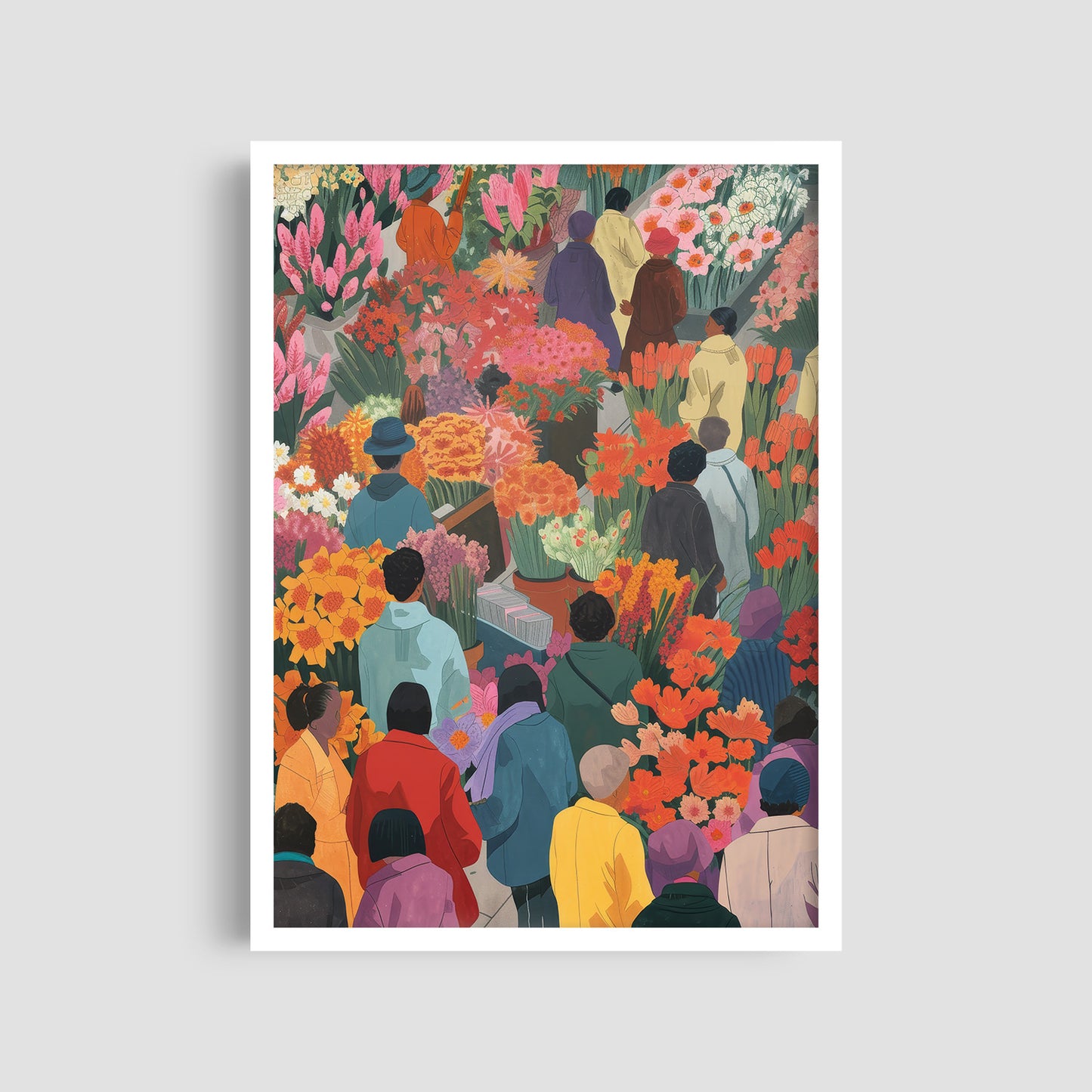 Постер "Floral Crowd"