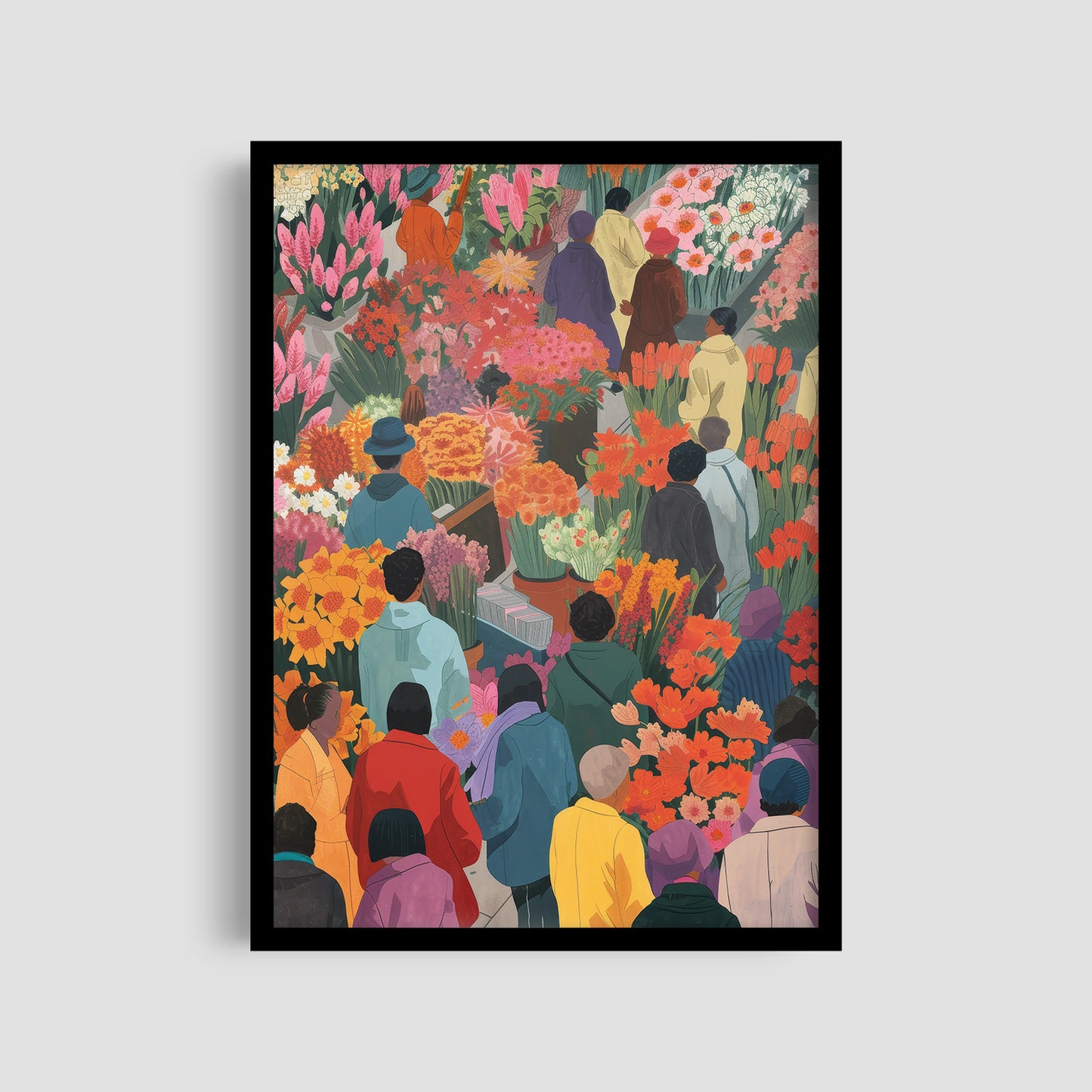 Постер "Floral Crowd"