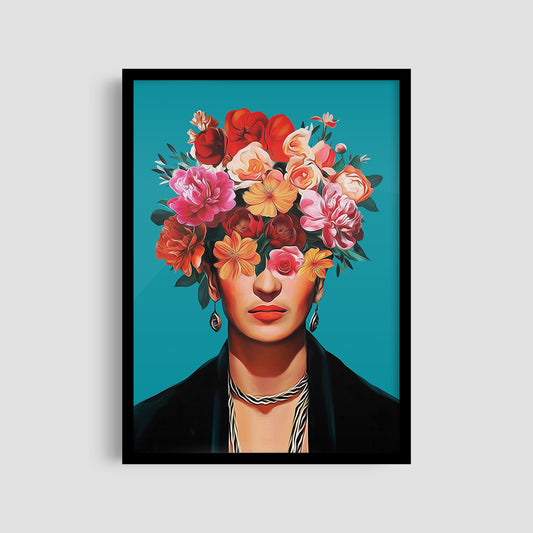 Постер "Woman with Flowers"