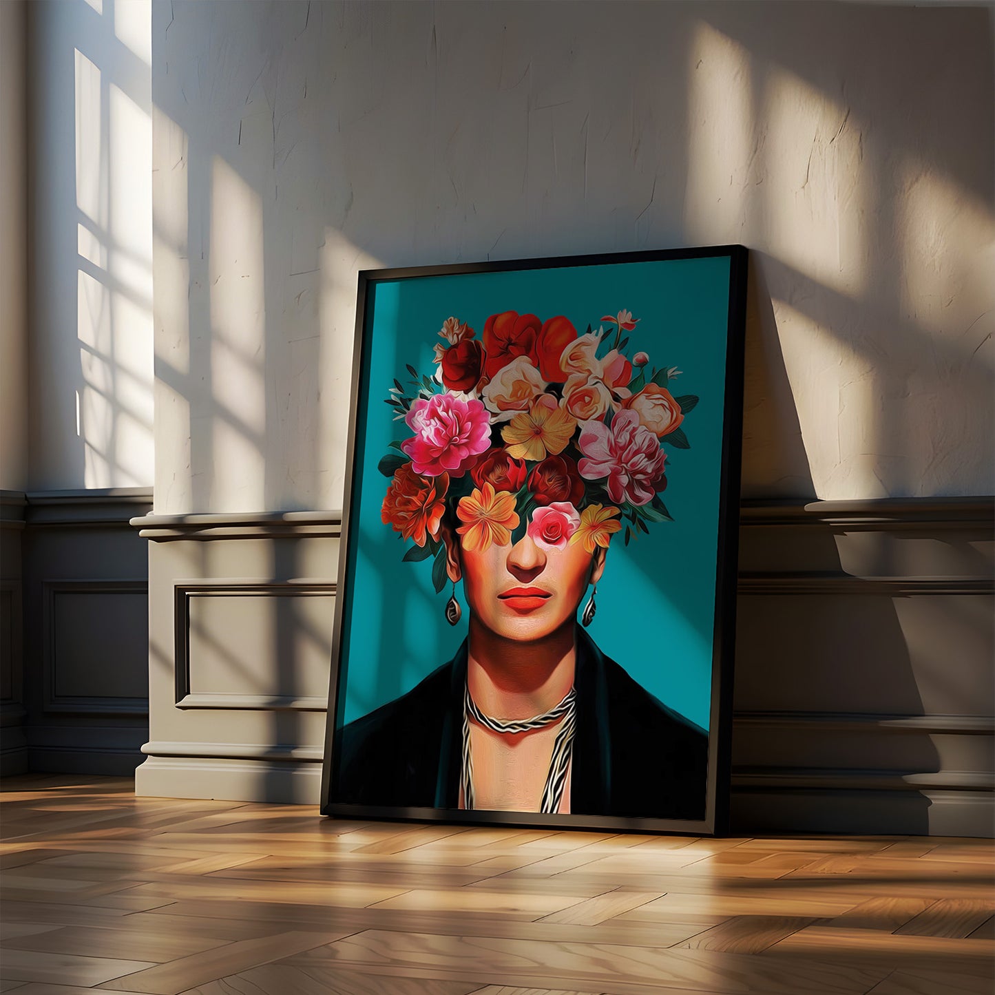 Постер "Woman with Flowers"