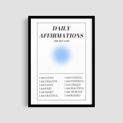 Постер "Daily Affirmations"