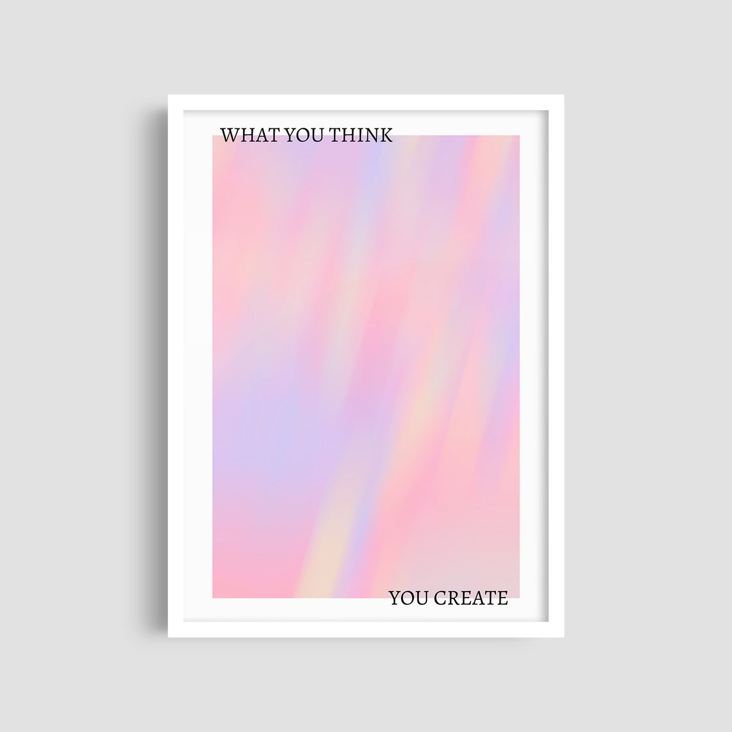 Постер "What You Think"