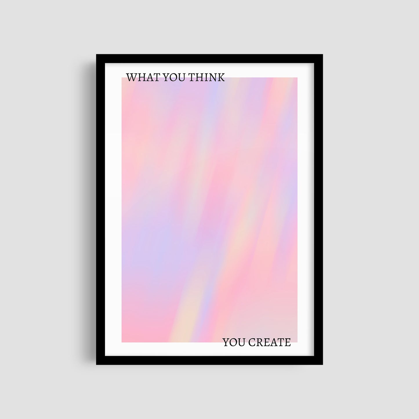 Постер "What You Think"