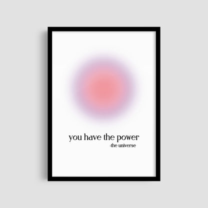 Постер "You Have the Power"