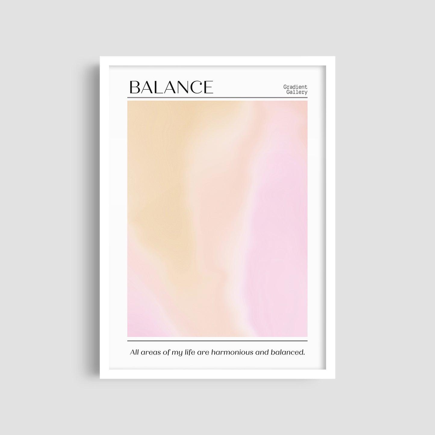 Постер "Balance Pastel"