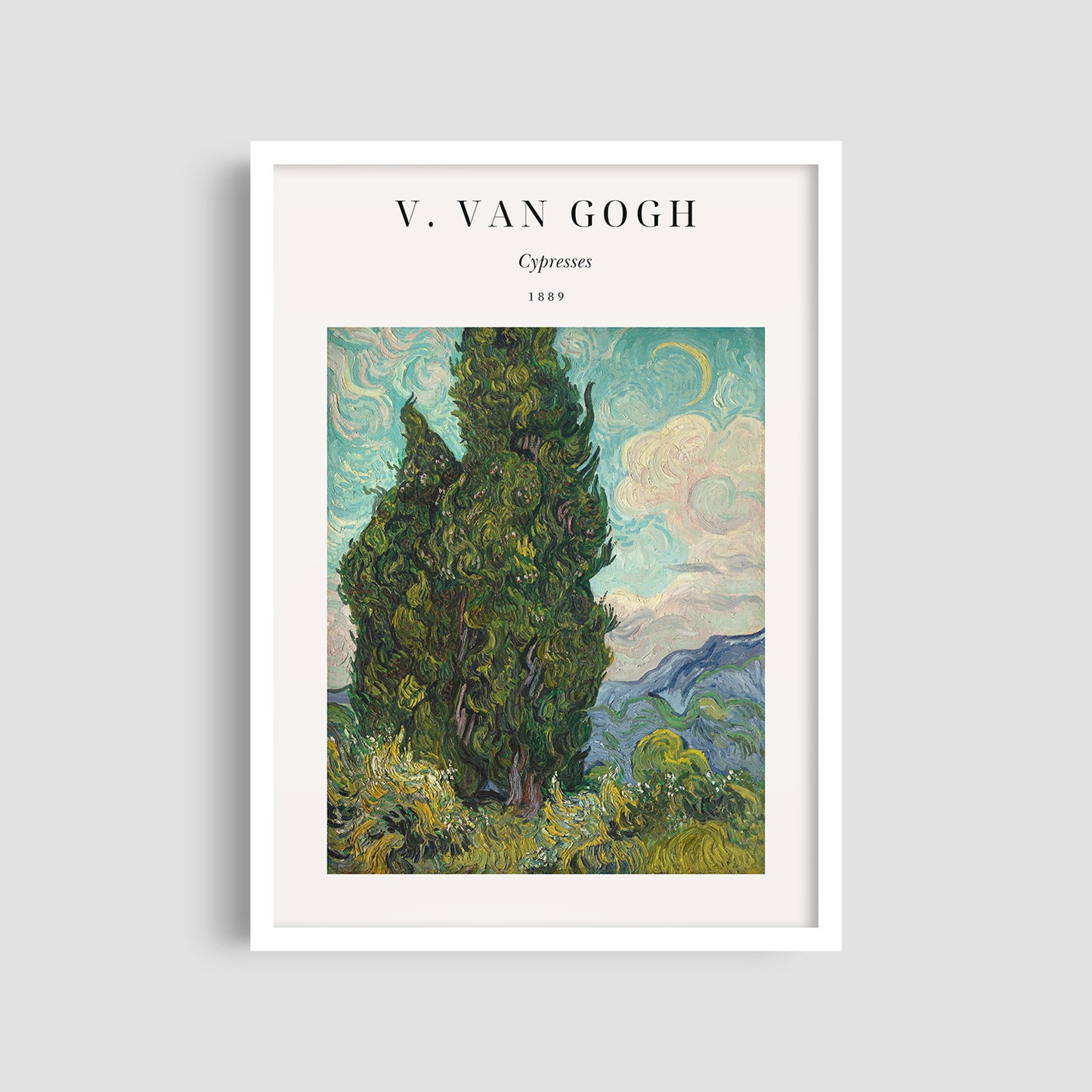 Постер "Van Gogh Cypress"