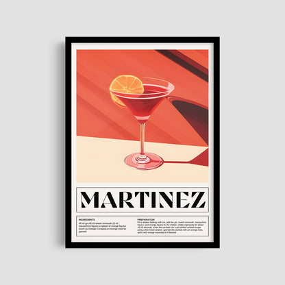 Постер "Martinez Cocktail"