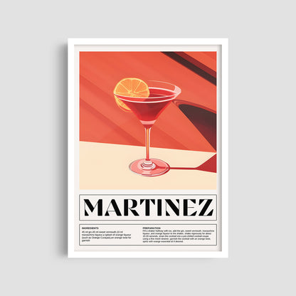 Постер "Martinez Cocktail"