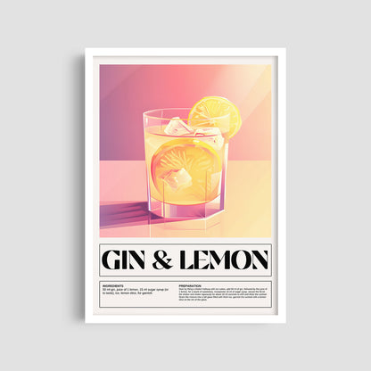 Постер "Gin Lemon"