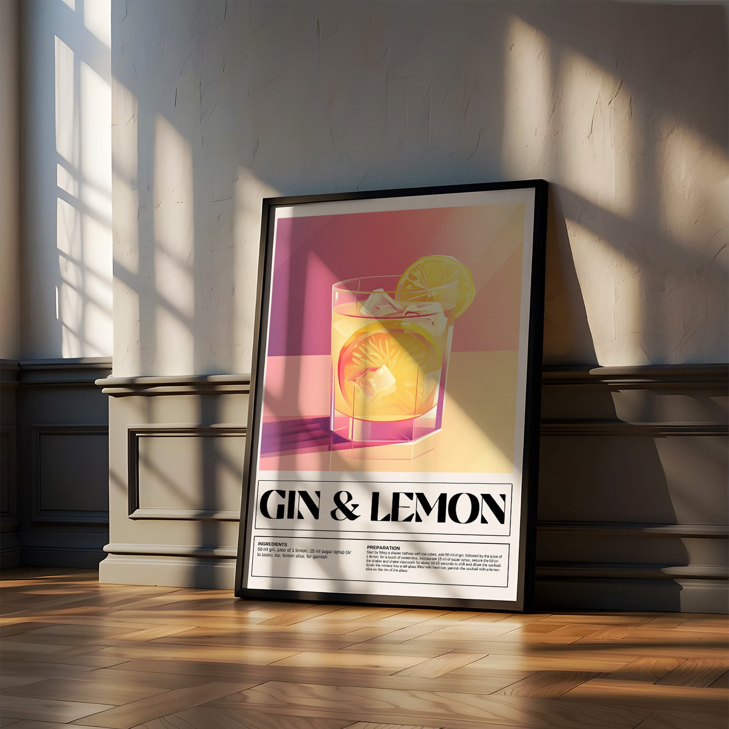 Постер "Gin Lemon"