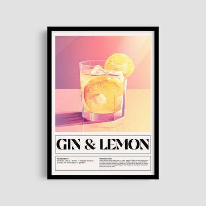 Постер "Gin Lemon"