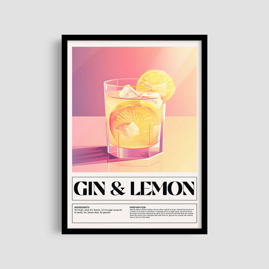 Постер "Gin Lemon"