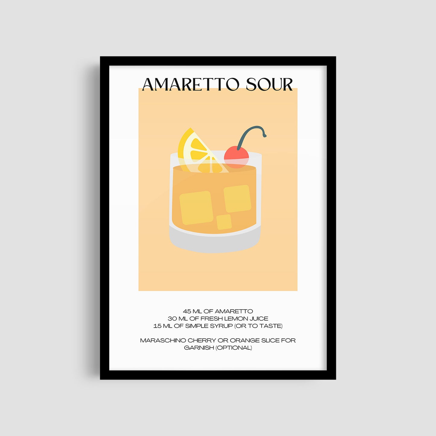 Постер "Amaretto Sour"