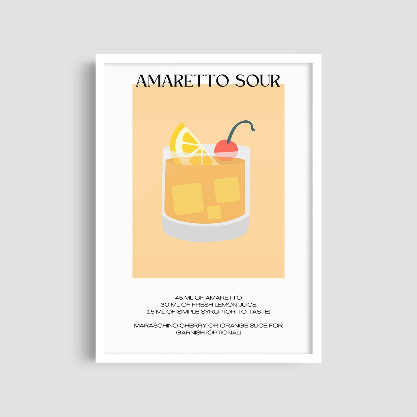 Постер "Amaretto Sour"