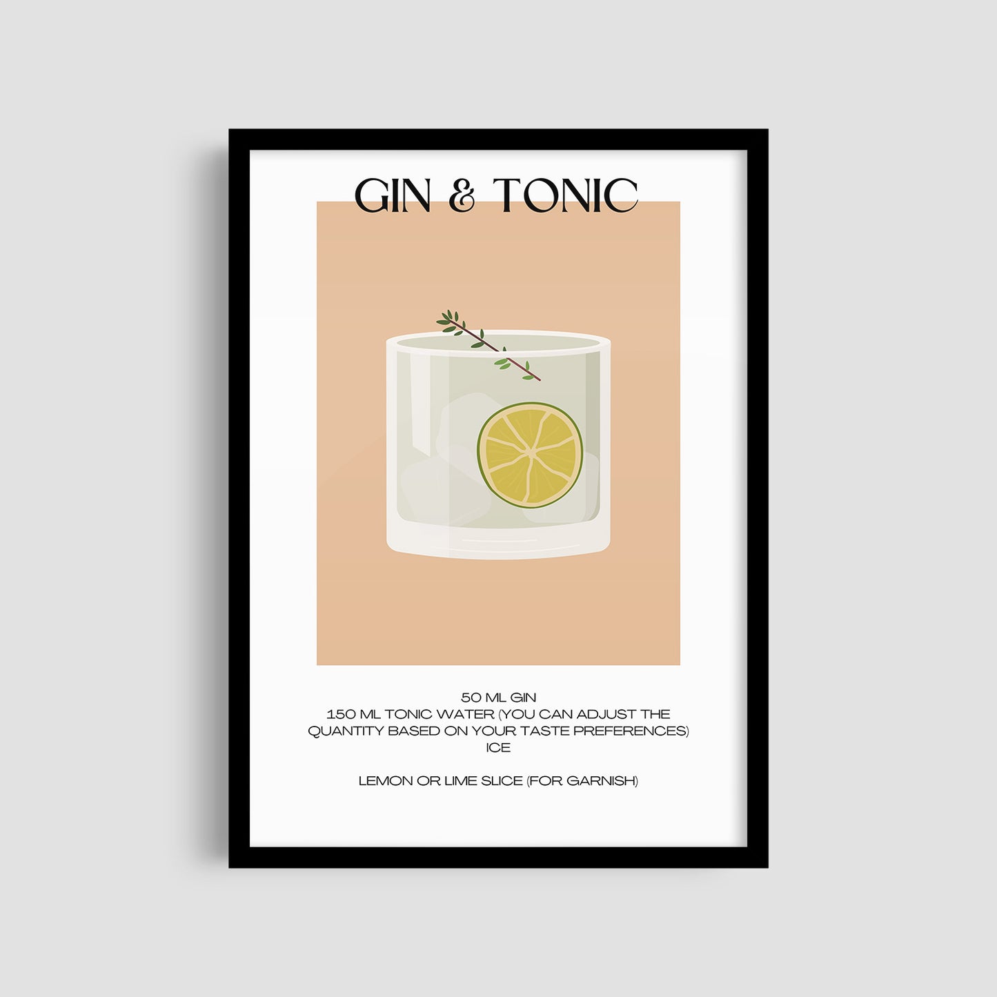 Постер "Gin Tonic"