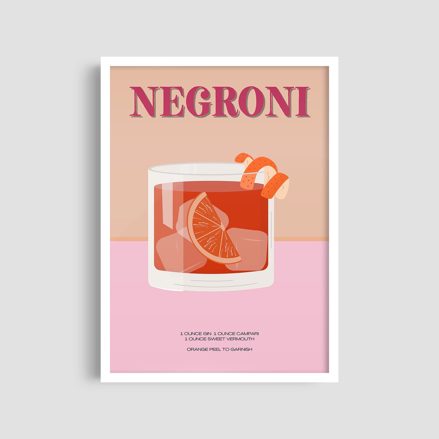 Постер "Negroni Classic"