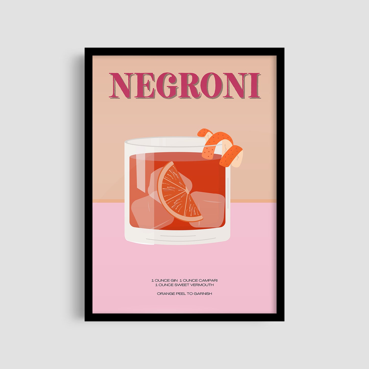 Постер "Negroni Classic"