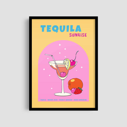 Постер "Tequila Sunrise"