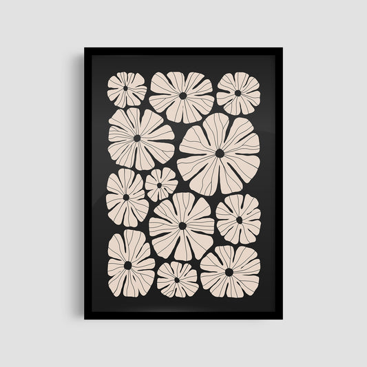 Постер "Monochrome Blooms"