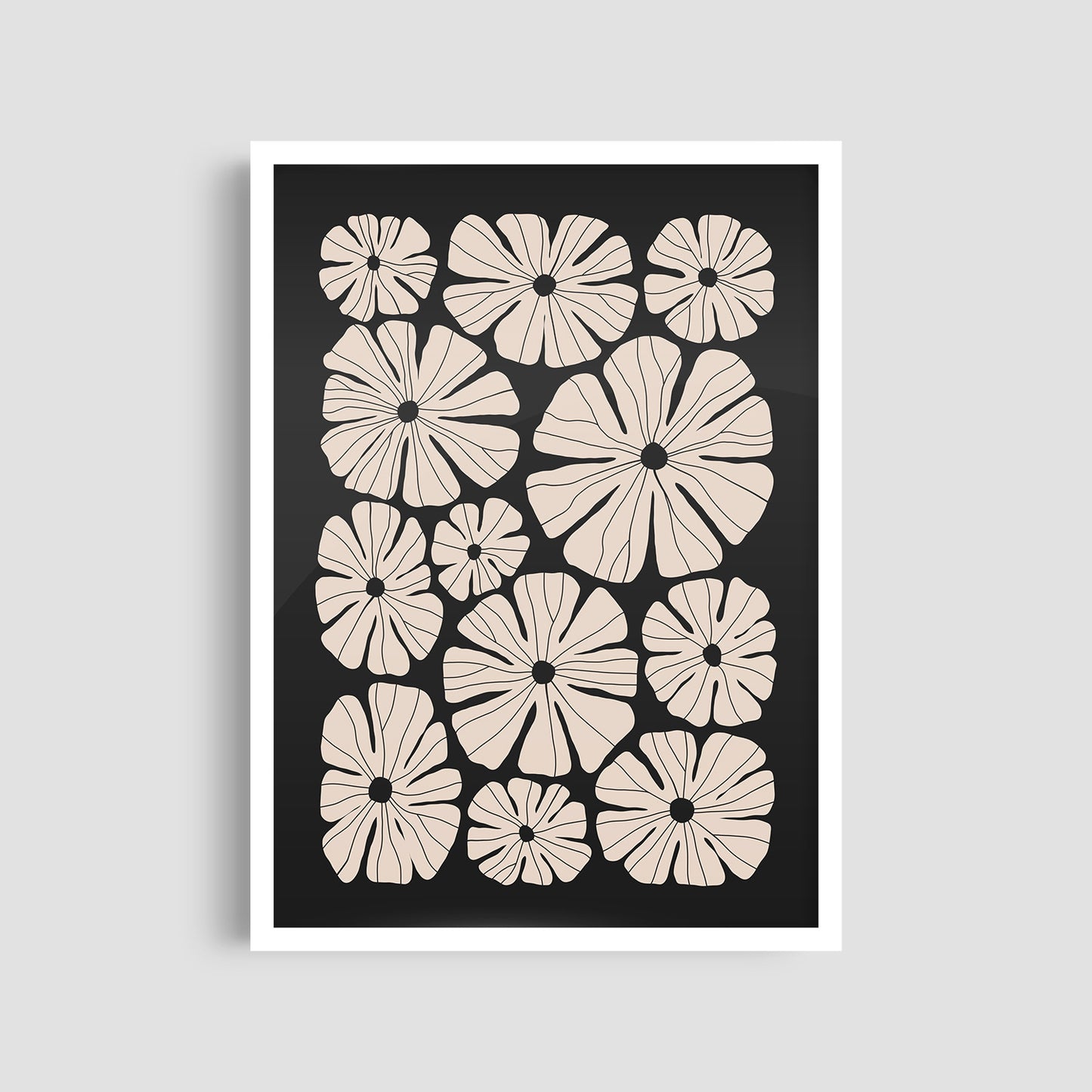 Постер "Monochrome Blooms"