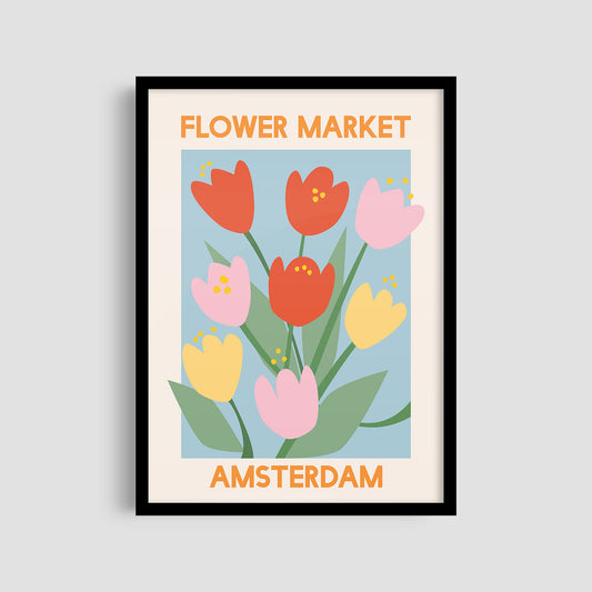 Постер "Amsterdam Tulips"