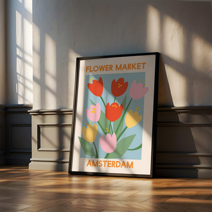 Постер "Amsterdam Tulips"