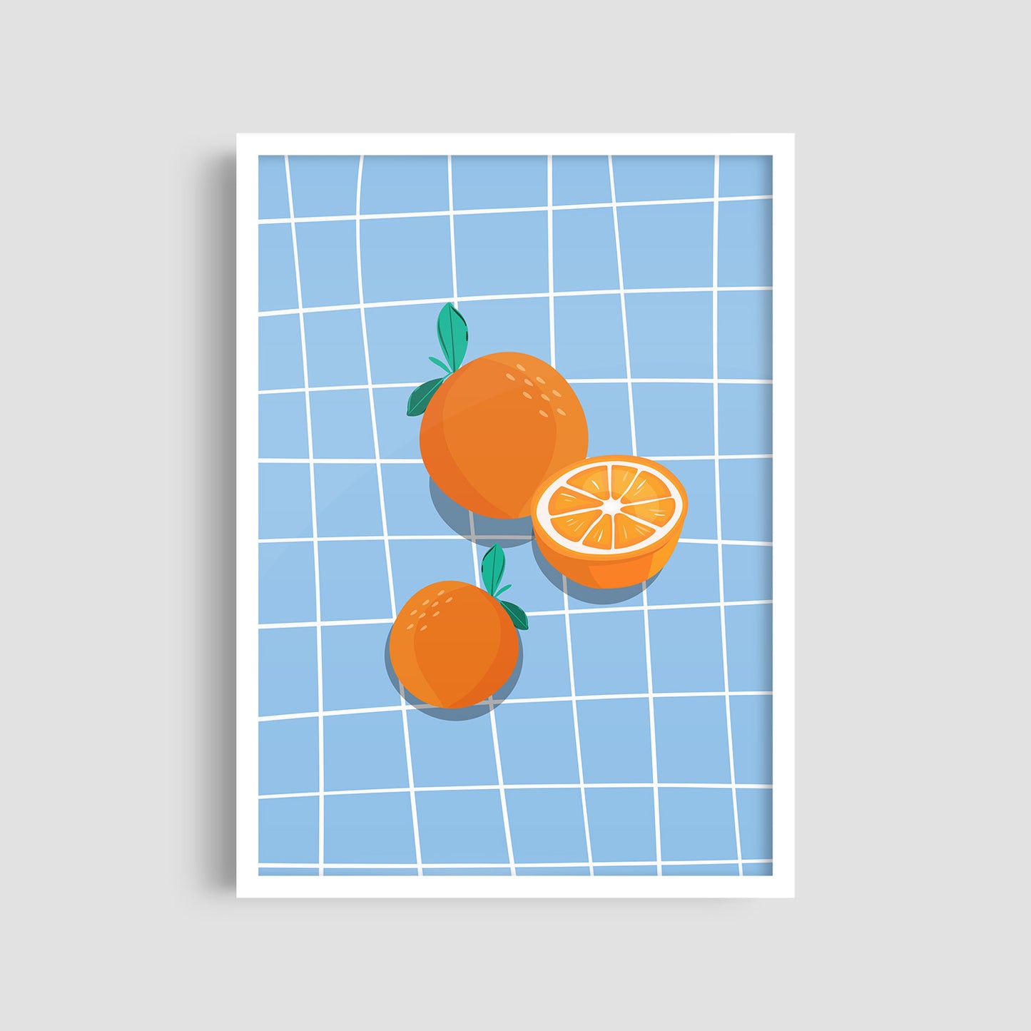 Постер "Orange Grid"