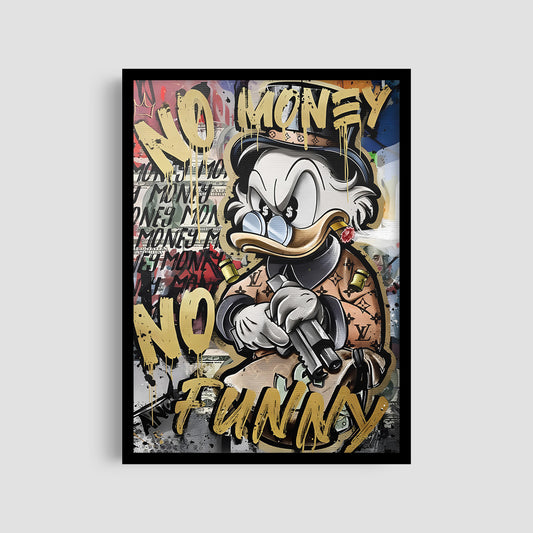 Постер "No Money No Funny"