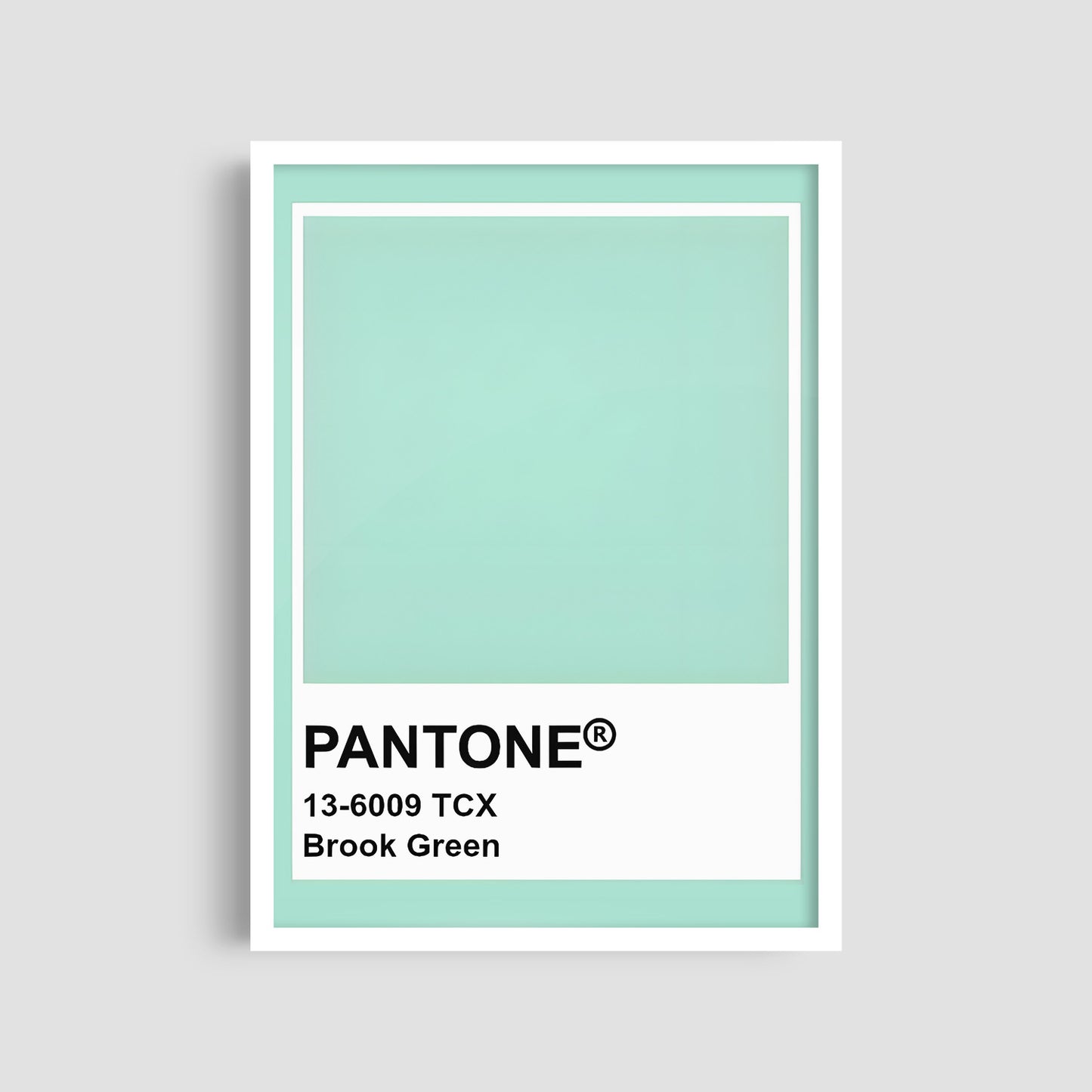 Постер "Pantone Brook Green"