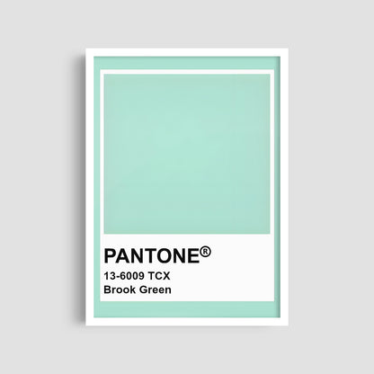 Постер "Pantone Brook Green"