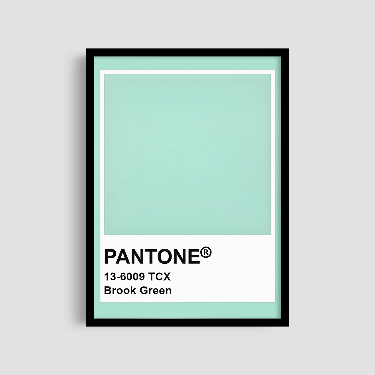 Постер "Pantone Brook Green"