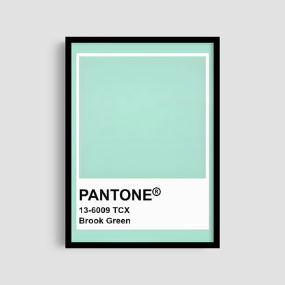 Постер "Pantone Brook Green"