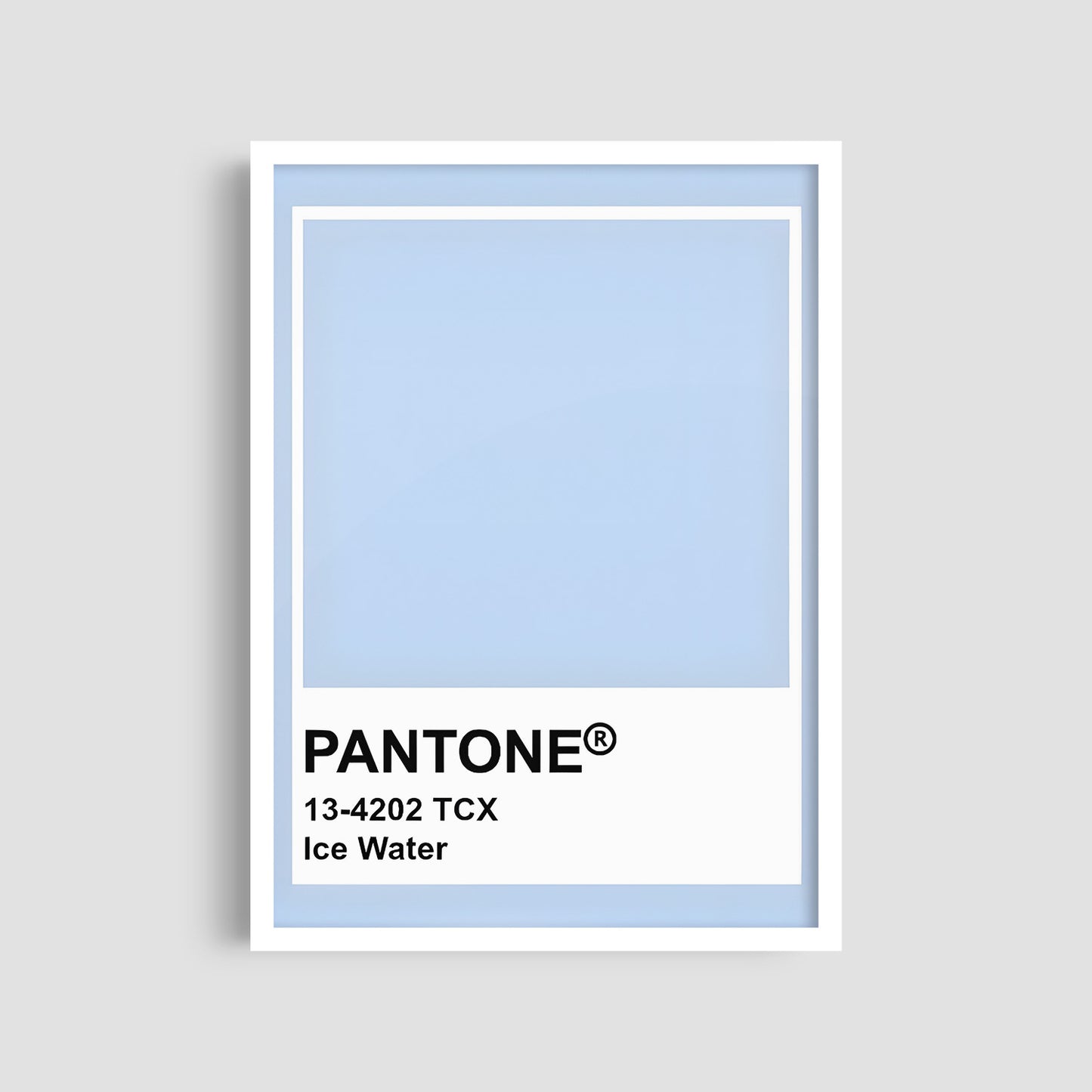 Постер "Pantone Ice Water"