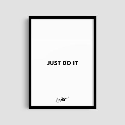 Постер "Just Do It White"