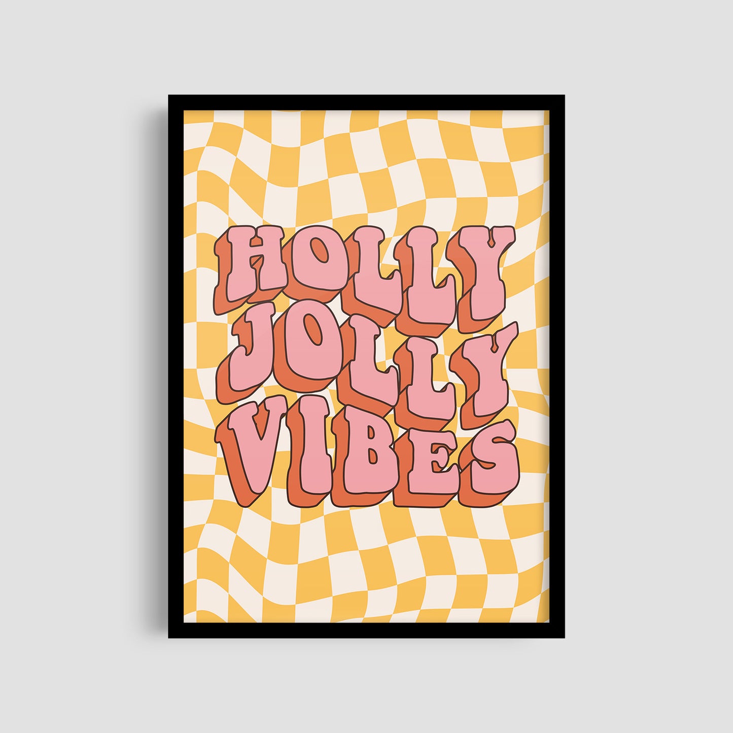 Постер "Holly Jolly Vibes"