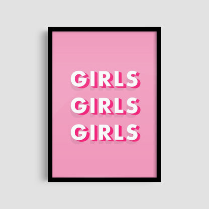 Постер "Girls Girls"