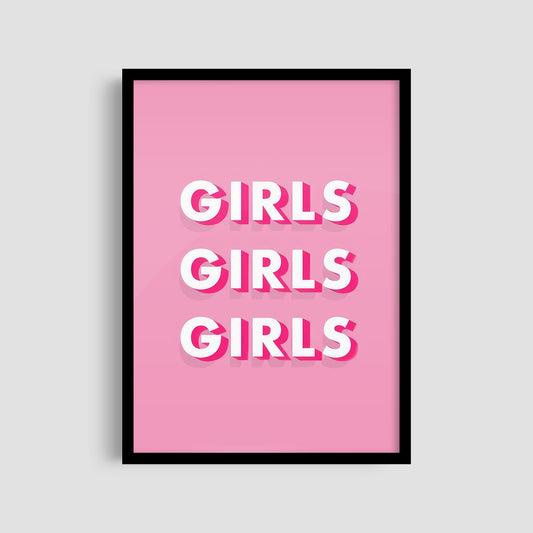 Постер "Girls Girls"